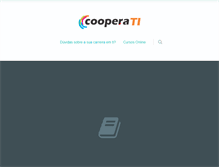 Tablet Screenshot of cooperati.com.br